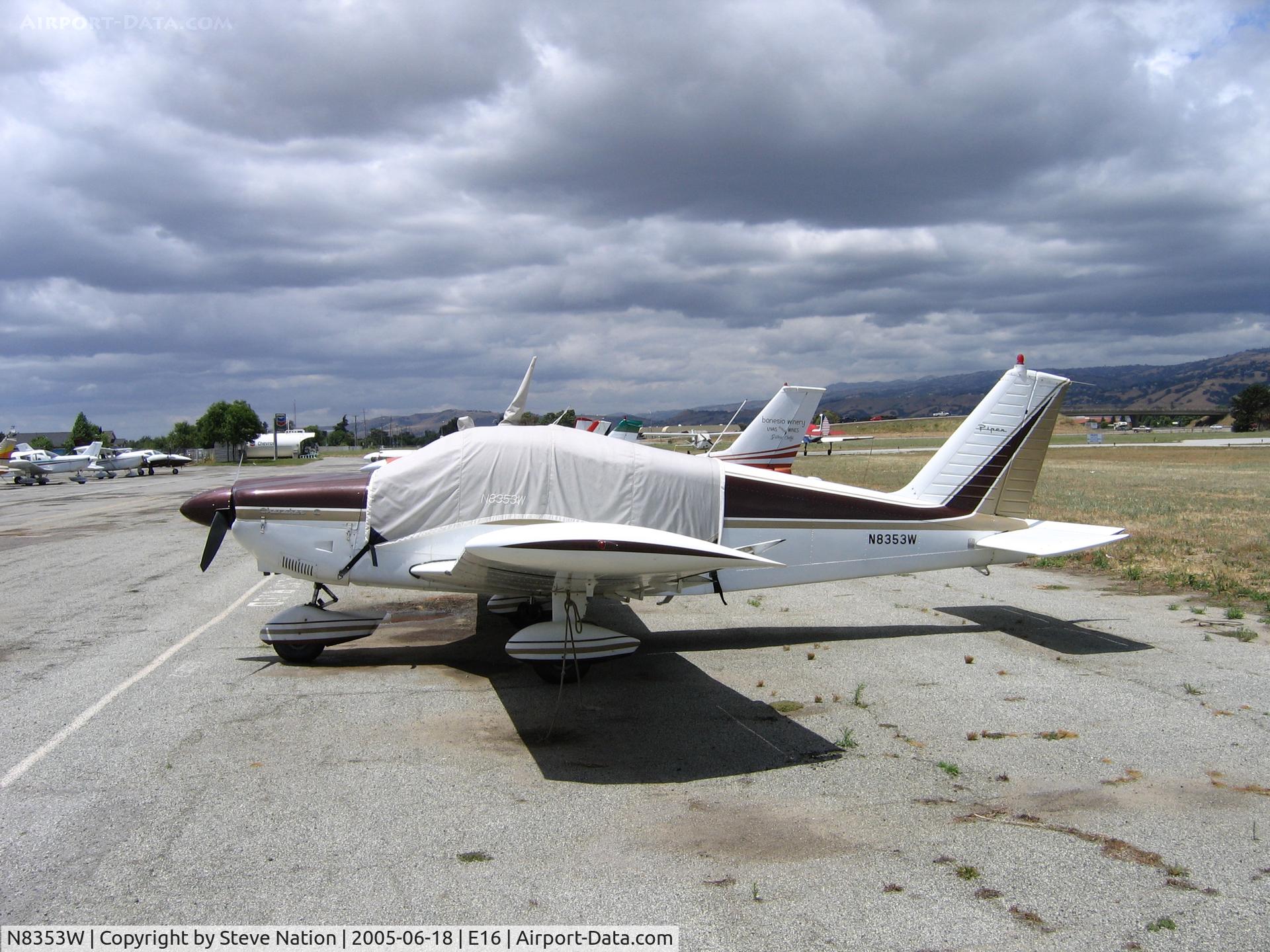 N8353W, 1965 Piper PA-28-180 C/N 28-2542, 1975 Piper PA-28-180 at San Martin, CA