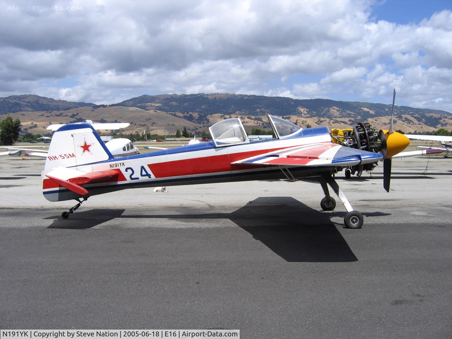 N191YK, 1992 Yakovlev Yak-55M C/N 920309, YAK Driver LLC (Minden, NV) 1995 Yakovlev YAK-55M at San Martin, CA