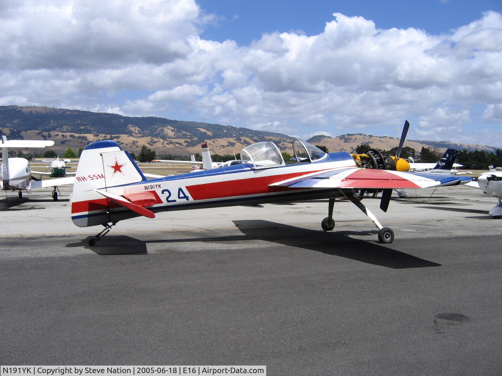 N191YK, 1992 Yakovlev Yak-55M C/N 920309, YAK Driver LLC (Minden, NV) 1995 Yakovlev YAK-55M at San Martin, CA