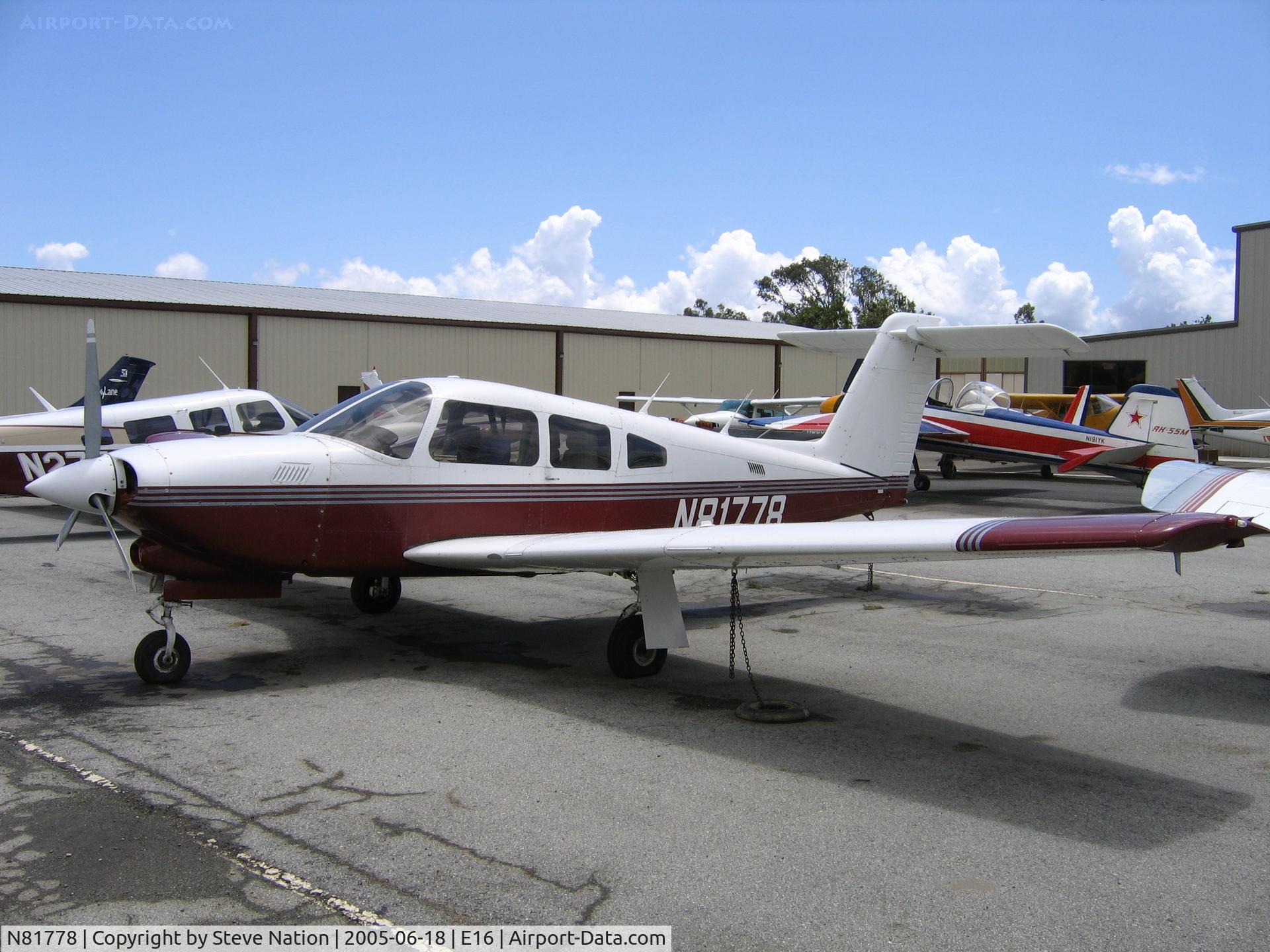 N81778, 1980 Piper PA-28RT-201T Arrow IV C/N 28R-8031084, 1980 Piper PA-28RT-201T at San Martin, CA