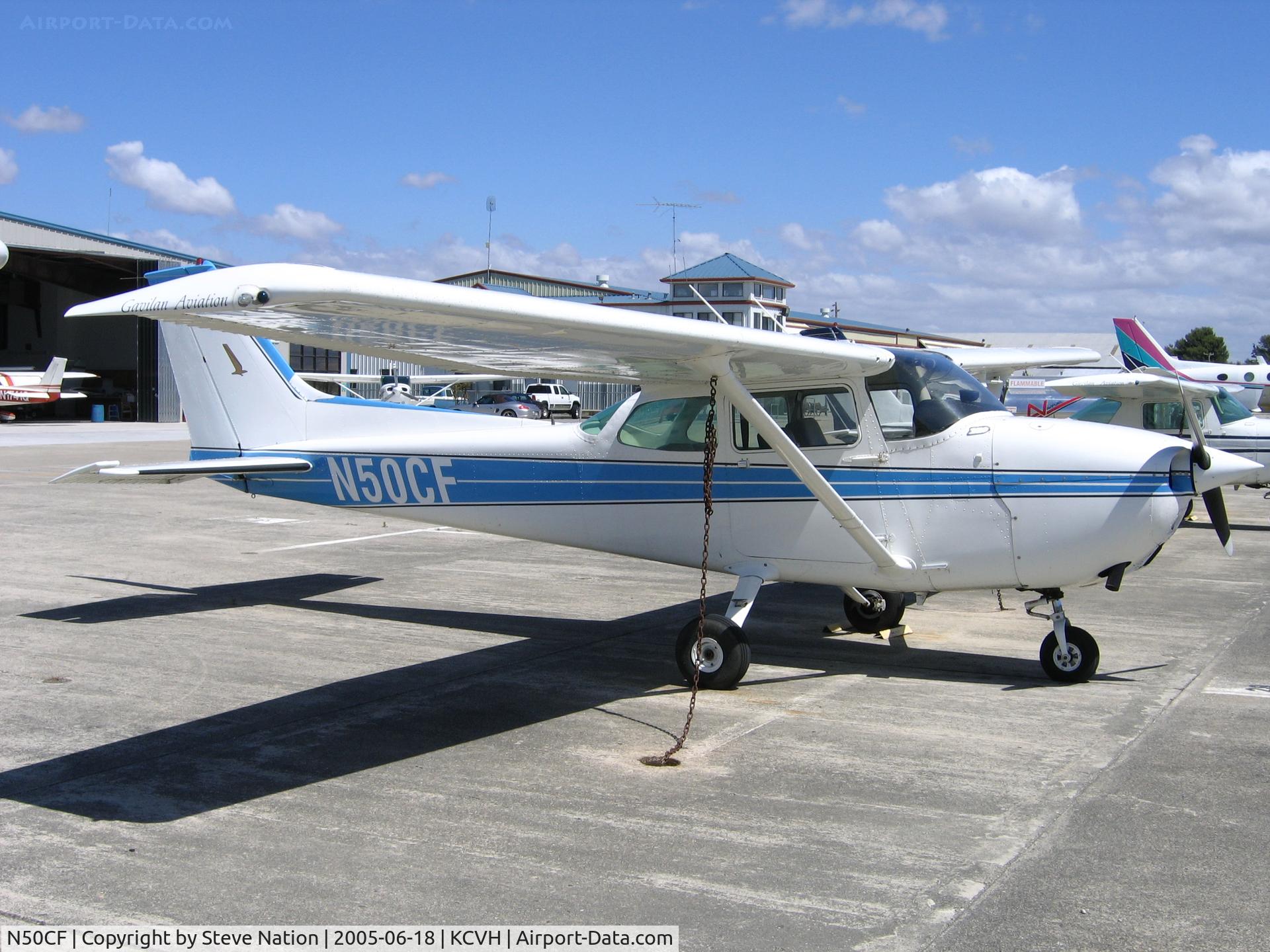 N50CF, 1973 Cessna 172M C/N 17261458, Gavilan Aviation (titles on wingtip) 1973 Cessna 172M at Hollister, CA