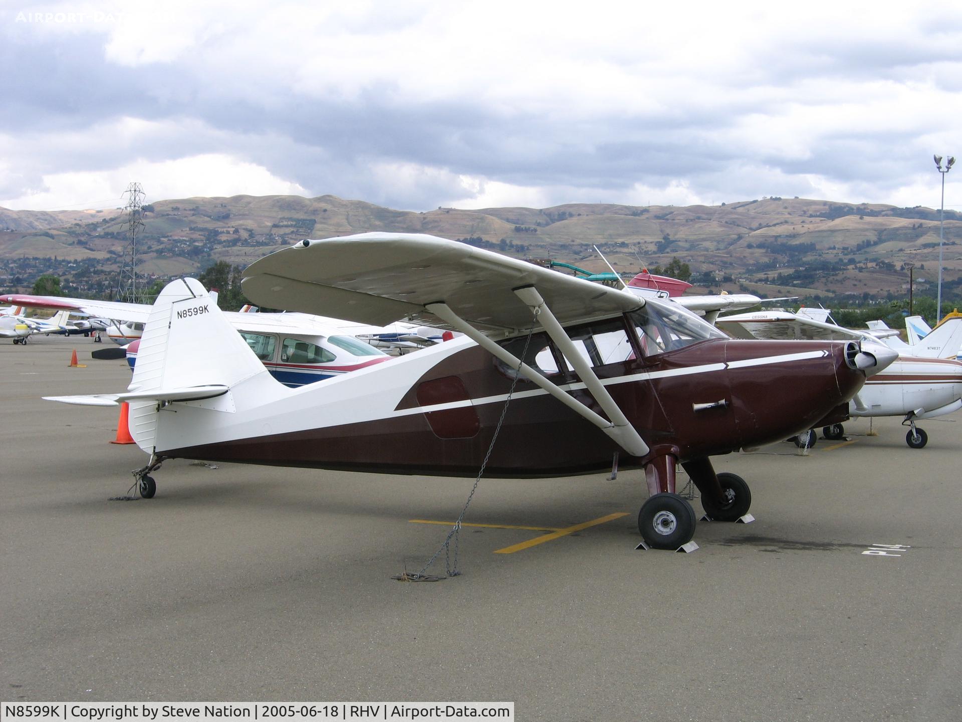 N8599K, 1947 Stinson 108-1 Voyager C/N 108-1599, 1947 Stinson 108-1 at Reid-Hillview Airport, San Jose, CA