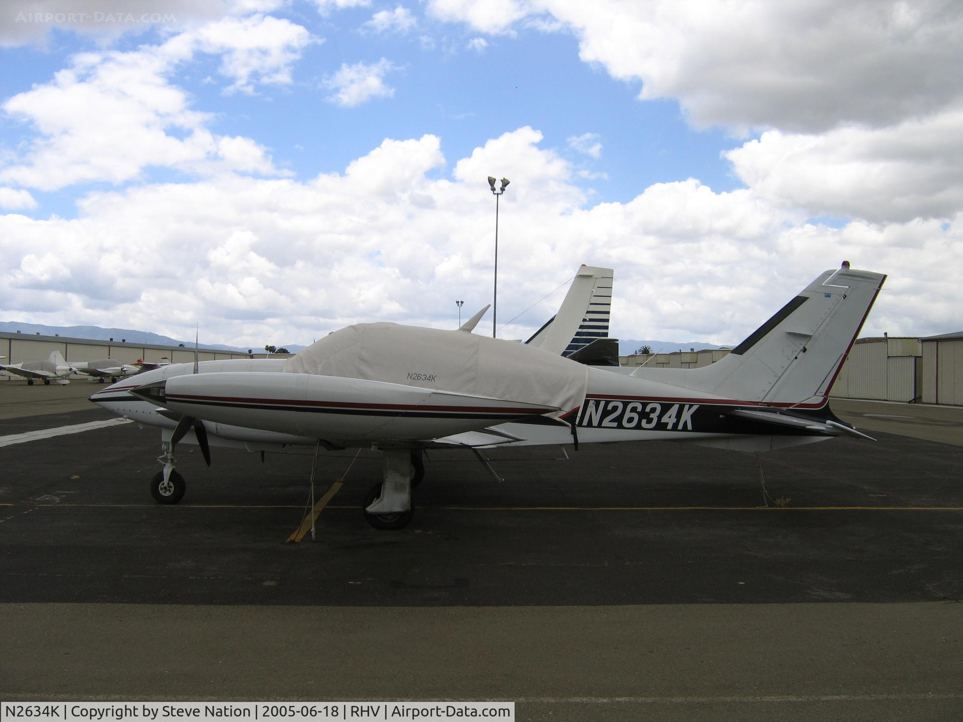 N2634K, Cessna 310R C/N 310R1637, 1979 Cessna 310R at Reid-Hillview Airport, San Jose, CA