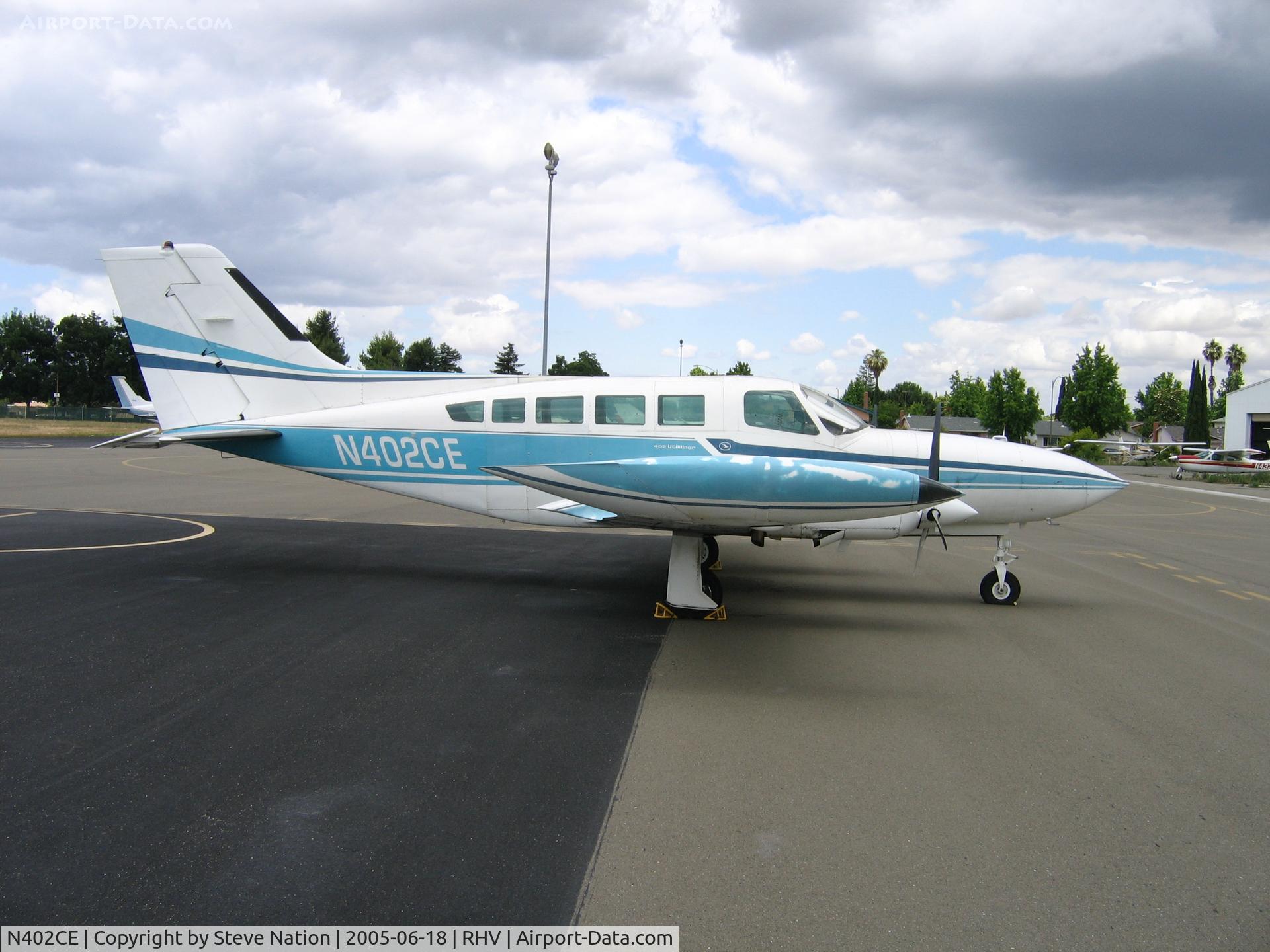 N402CE, 1973 Cessna 402B Utiliner C/N 402B0364, California Nice Air 1973 Cessna 402B at Reid-Hillview Airport, San Jose, CA