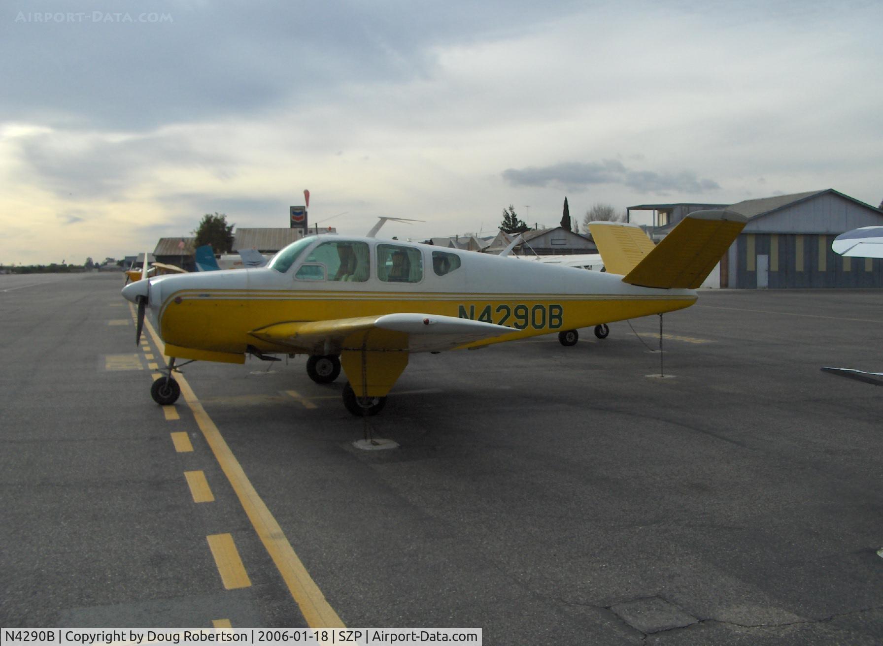 N4290B, 1955 Beech F35 Bonanza C/N D-4253, 1955 Beech F35 BONANZA, Continental E225-8 225 Hp