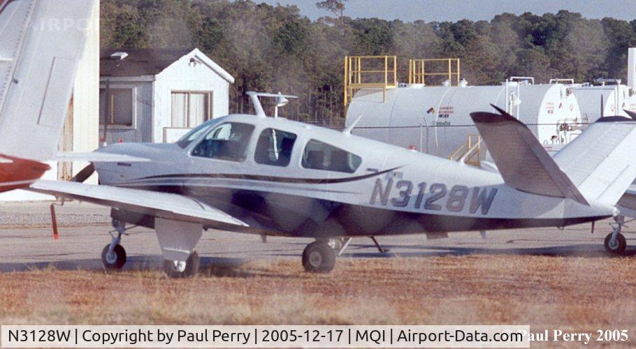 N3128W, 1973 Beech V35B Bonanza C/N D-9564, Just had to shoot through the fence for this one