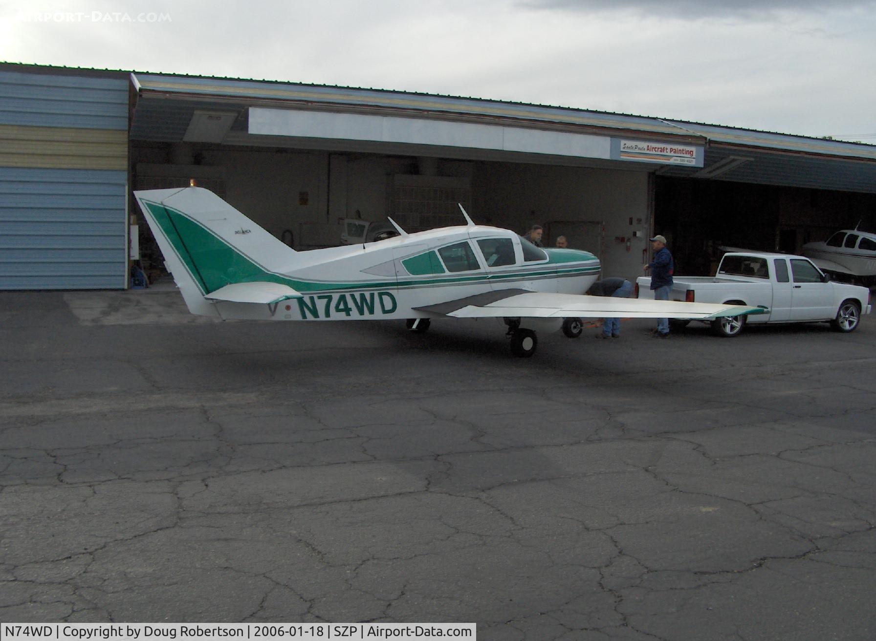 N74WD, 1973 Bellanca 17-31ATC Super Viking C/N 73-31065, 1973 Bellanca 17-31ATC TURBO VIKING, Lyc. TIO-540-K1E5 285/300 Hp, RAJAY turbocharger, paint shop