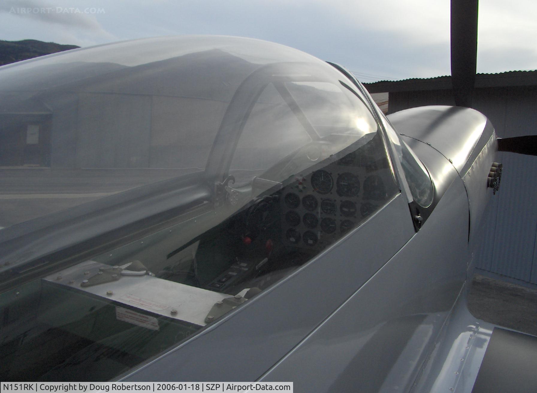 N151RK, 1998 North American TF-51 Replica C/N 060, 1998 OLIVER TF-51 Cockpit panel instruments