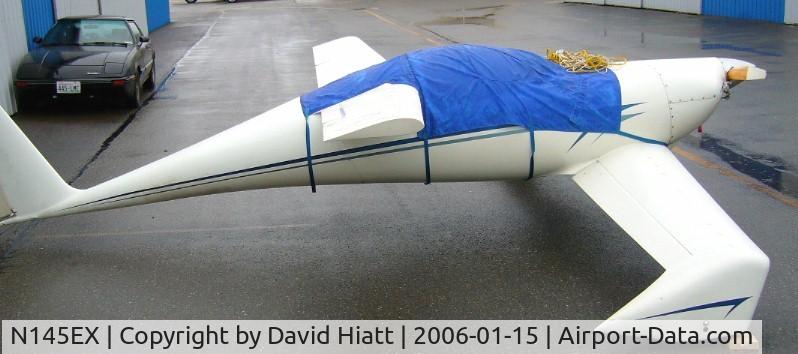 N145EX, QAC Quickie Q2 C/N 2252, Q2 in need of repairs to the canard