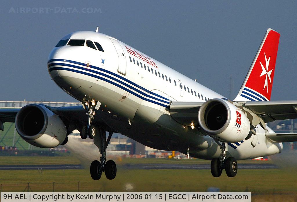 9H-AEL, 2004 Airbus A319-111 C/N 2332, Lift off 24L
