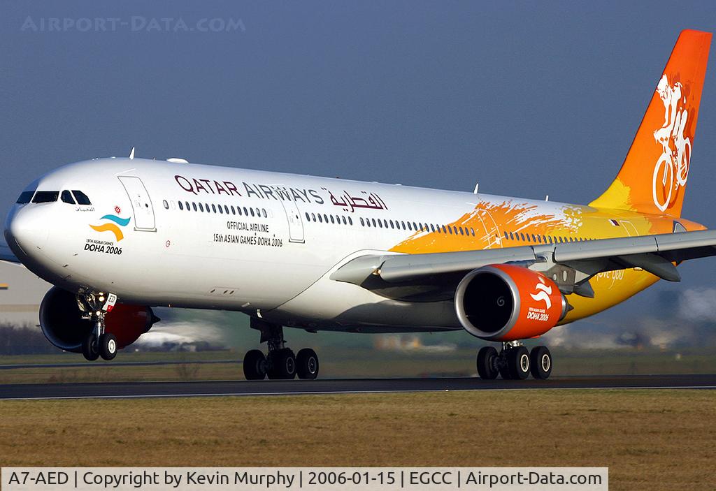 A7-AED, 2005 Airbus A330-302 C/N 680, Special liveried Qatar Airbus.