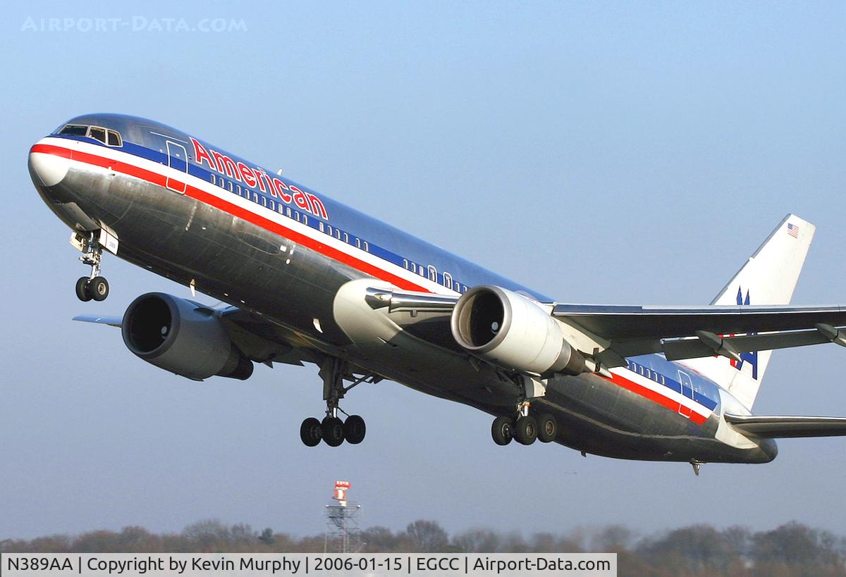 N389AA, 1994 Boeing 767-323 C/N 27449, On the way out west.