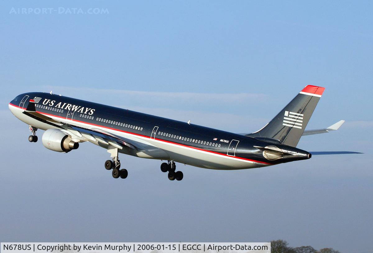 N678US, 2001 Airbus A330-323 C/N 0388, Sleek looking A.330