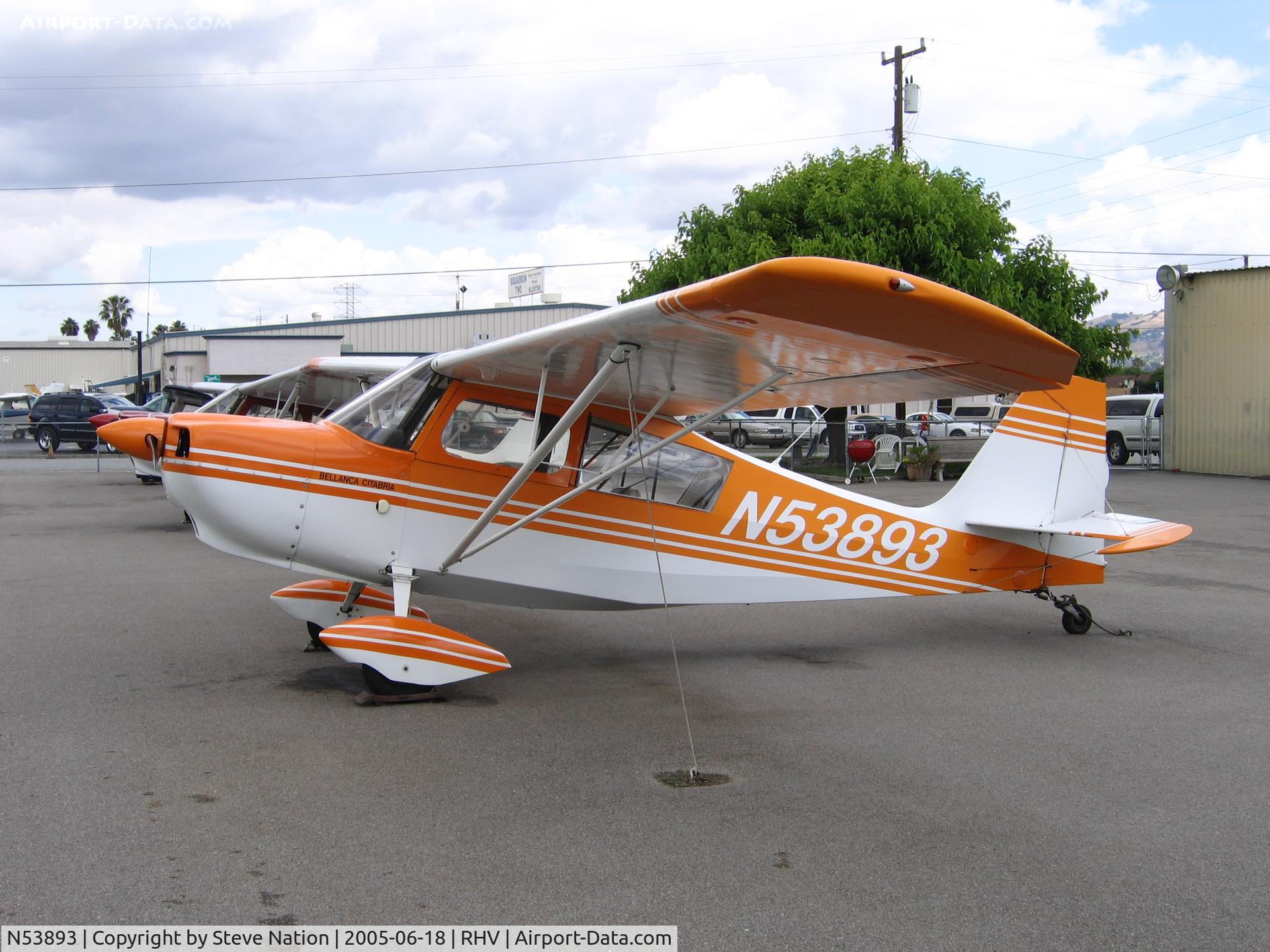 N53893, 1975 Bellanca 7ECA Citabria C/N 1140-76, Amelia Reid Aviation 1975 Bellanca 7ECA at Reid-Hillview Airport, San Jose, CA