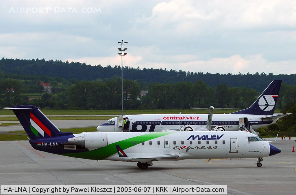 HA-LNA, 2002 Canadair CRJ-100ER (CL-600-2B19) C/N 7676, in the APRON
