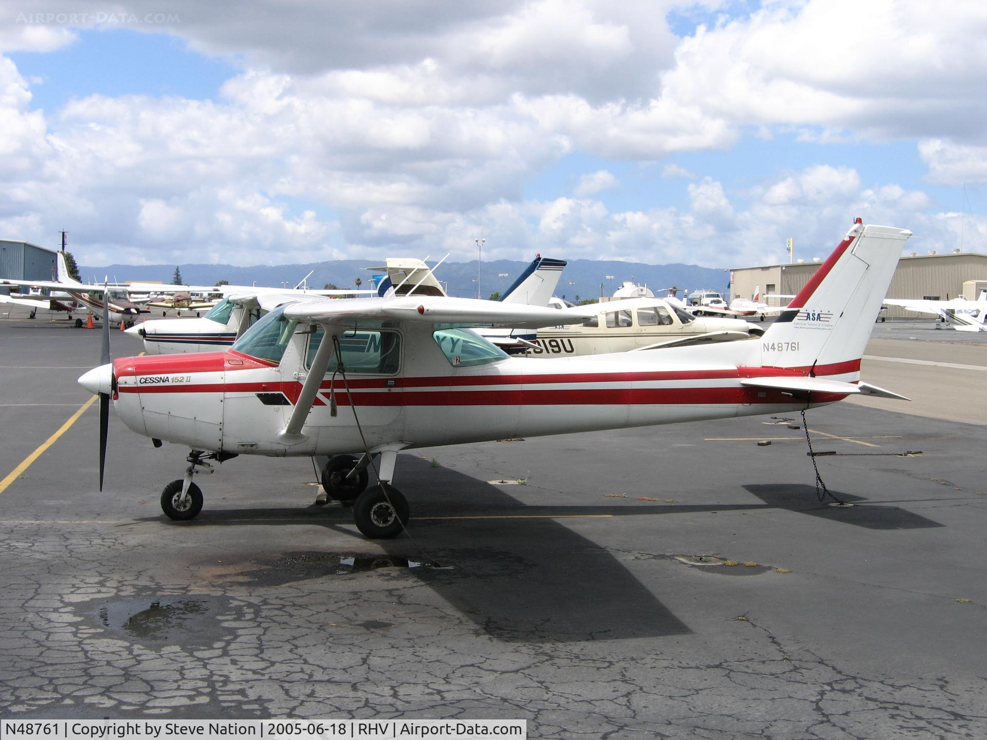 N48761, 1979 Cessna 152 C/N 15283368, ASA/American School of Aviation 1979 Cessna 152 at Reid-Hillview Airport, San Jose, CA