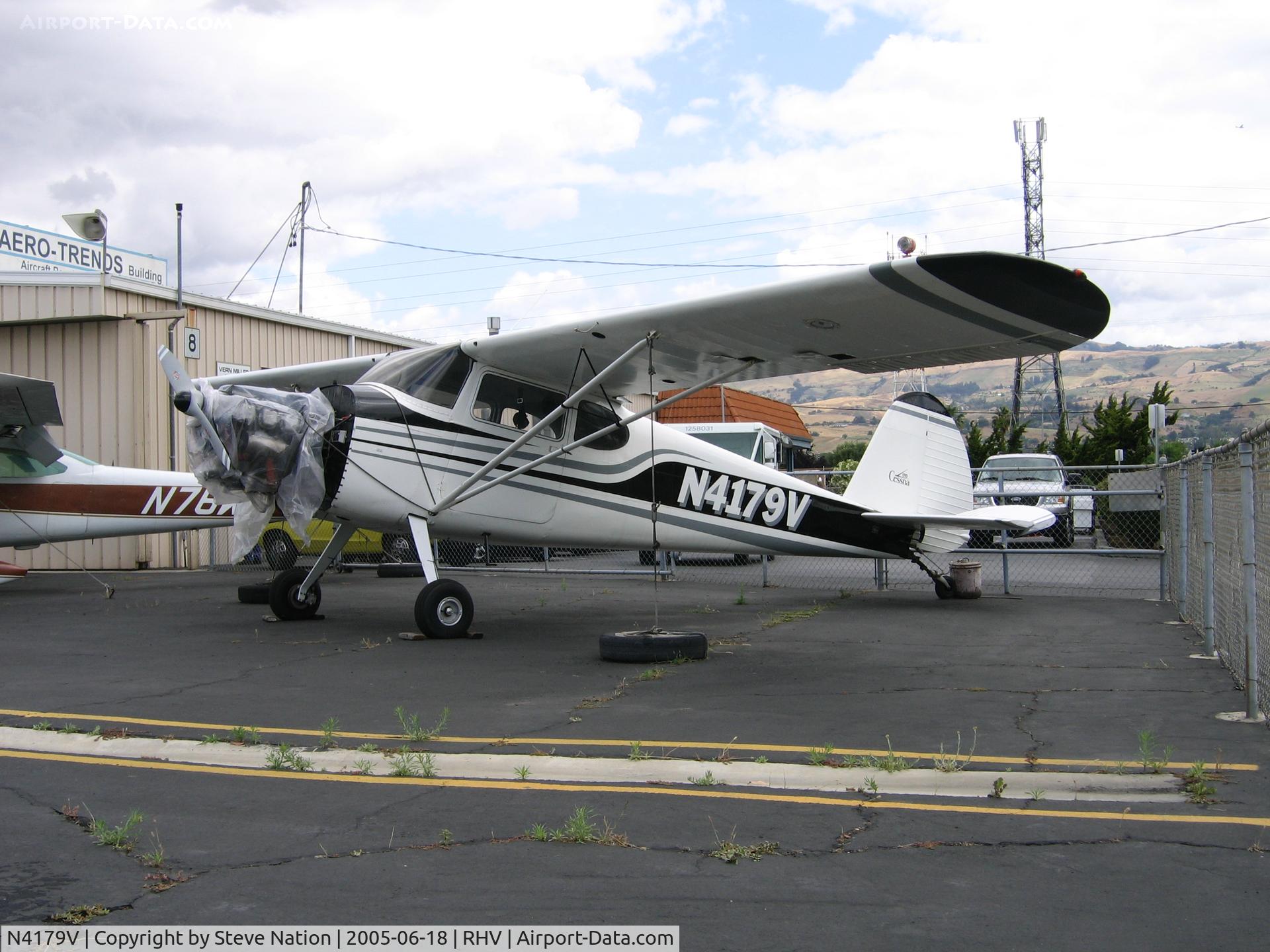 N4179V, 1948 Cessna 170 C/N 18512, 1948 Cessna 170 at Reid-Hillview Airport, San Jose, CA