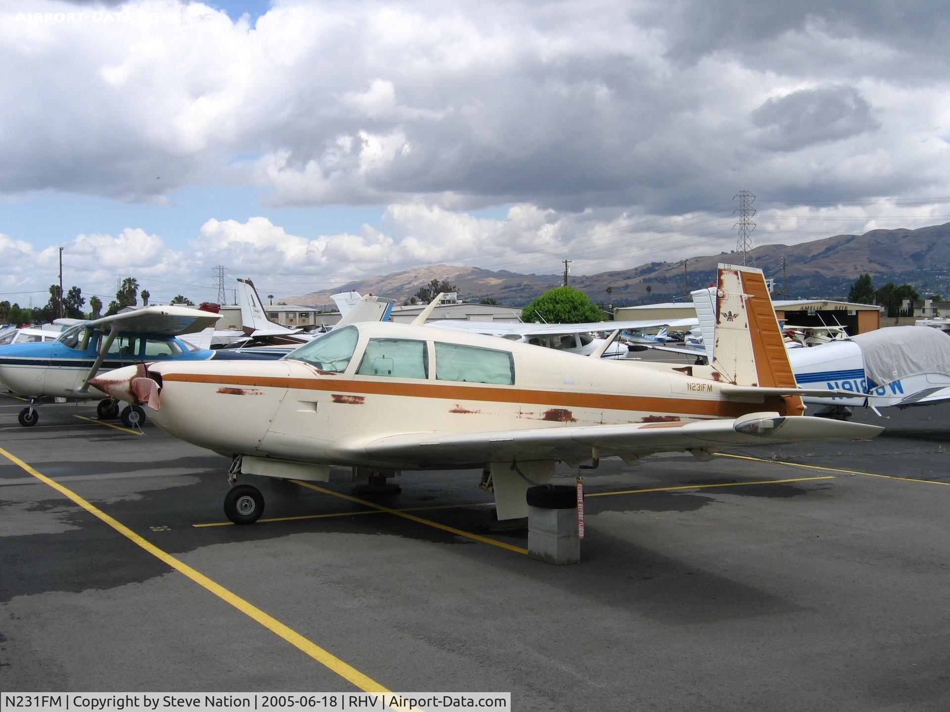 N231FM, 1979 Mooney M20K C/N 25-0223, 1979 Mooney M20K at Reid-Hillview Airport, San Jose, CA