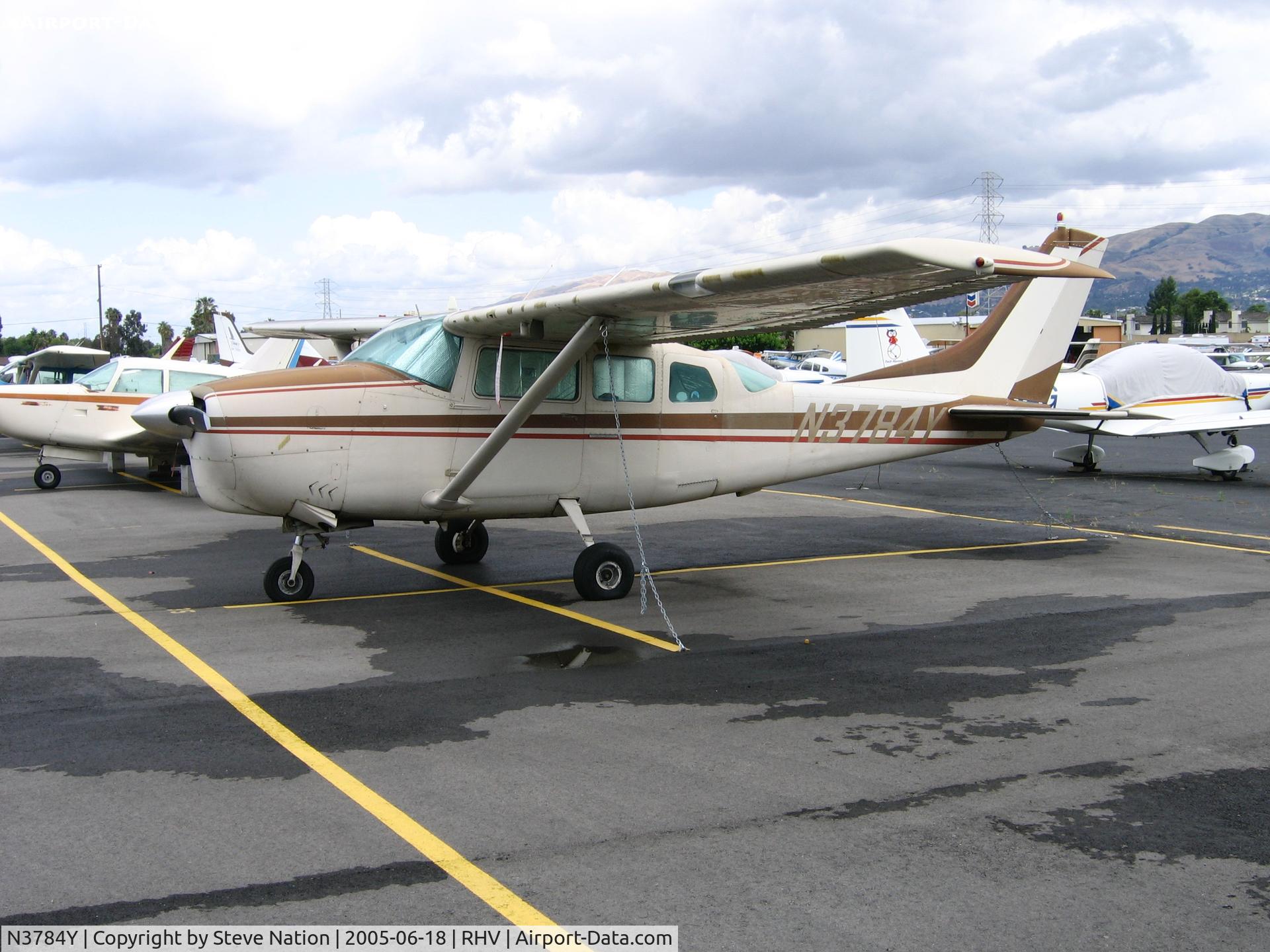N3784Y, 1963 Cessna 210D Centurion C/N 21058284, 1963 Cessna 210D at Reid-Hillview Airport, San Jose, CA