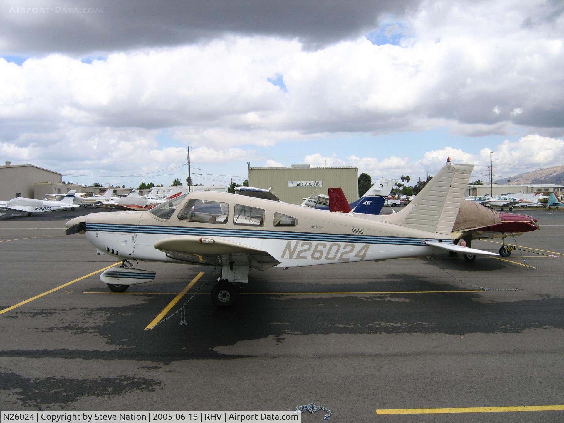 N26024, 1985 Piper PA-28-181 C/N 28-8690005, 1985 Piper PA-28-181 Archer II at Reid-Hillview Airport, San Jose, CA