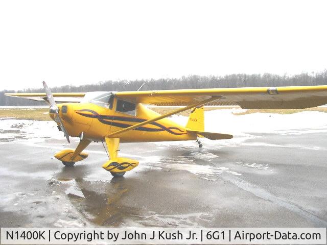 N1400K, 1946 Luscombe 8A C/N 4127, A-75  300hrs. since airplane rebuild 2001