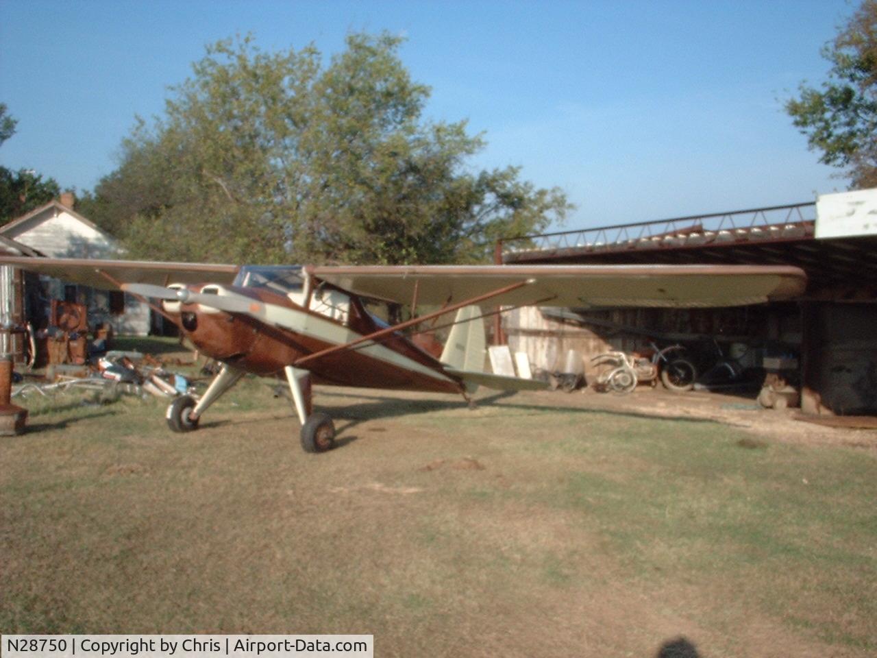 N28750, 1940 Luscombe 8C Silvaire C/N 1511, N28750