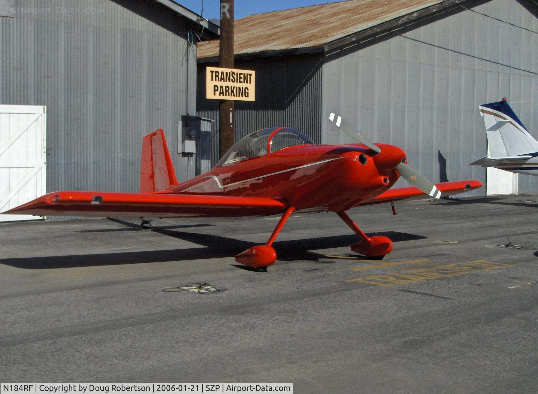 N184RF, 2003 Vans RV-8 C/N 80122, 2003 Findly VAN'S RV-8, Lycoming IO-360 Experimental class