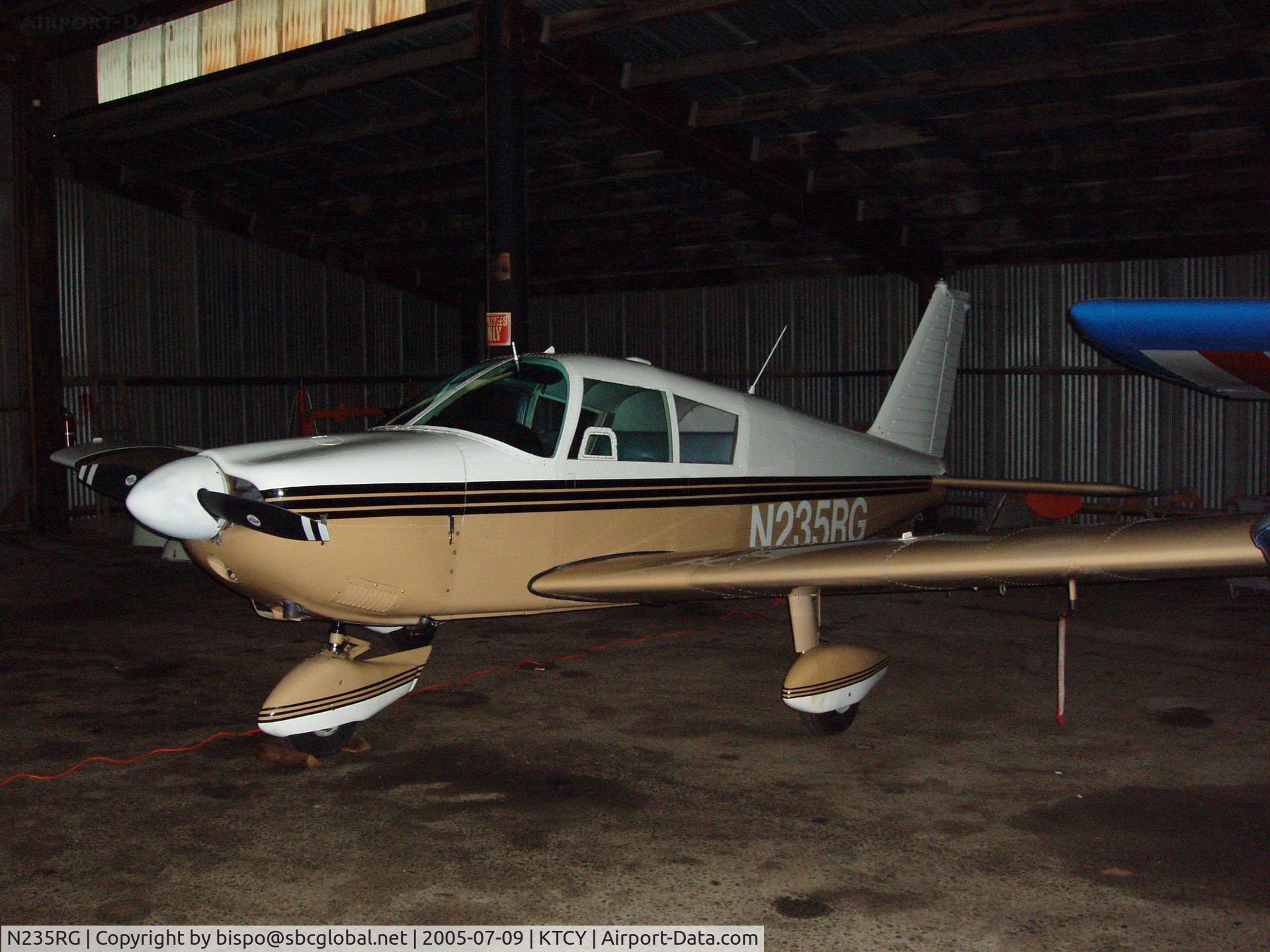 N235RG, 1963 Piper PA-28-235 C/N 28-10110, Photo taken at Tracy Flight Center, Tracy, CA.