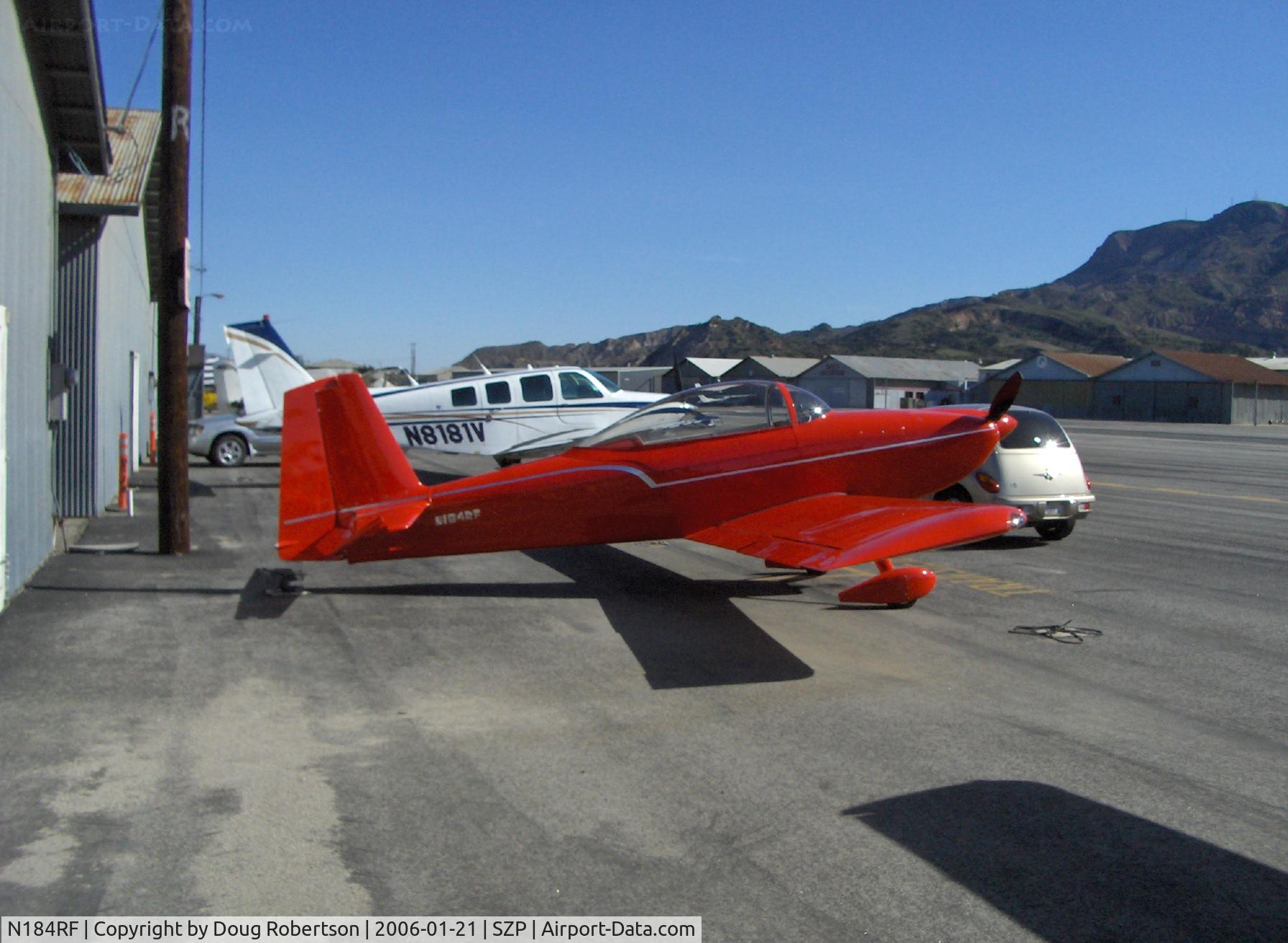 N184RF, 2003 Vans RV-8 C/N 80122, 2003 Findly VAN'S RV-8, Lycoming IO-360 Experimental class