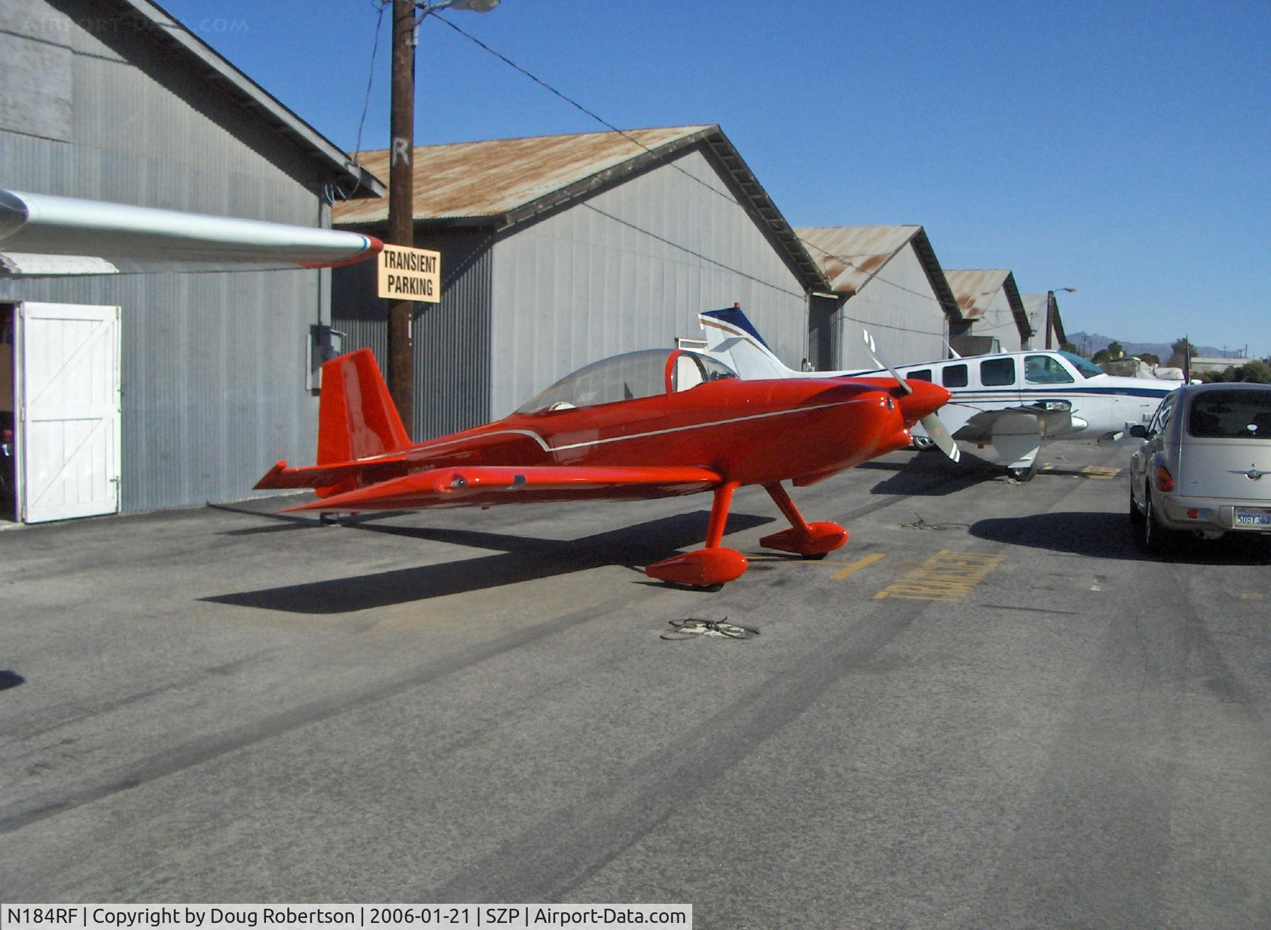 N184RF, 2003 Vans RV-8 C/N 80122, 2003 Findly VAN'S RV-8, Lycoming IO-360 Experimental class