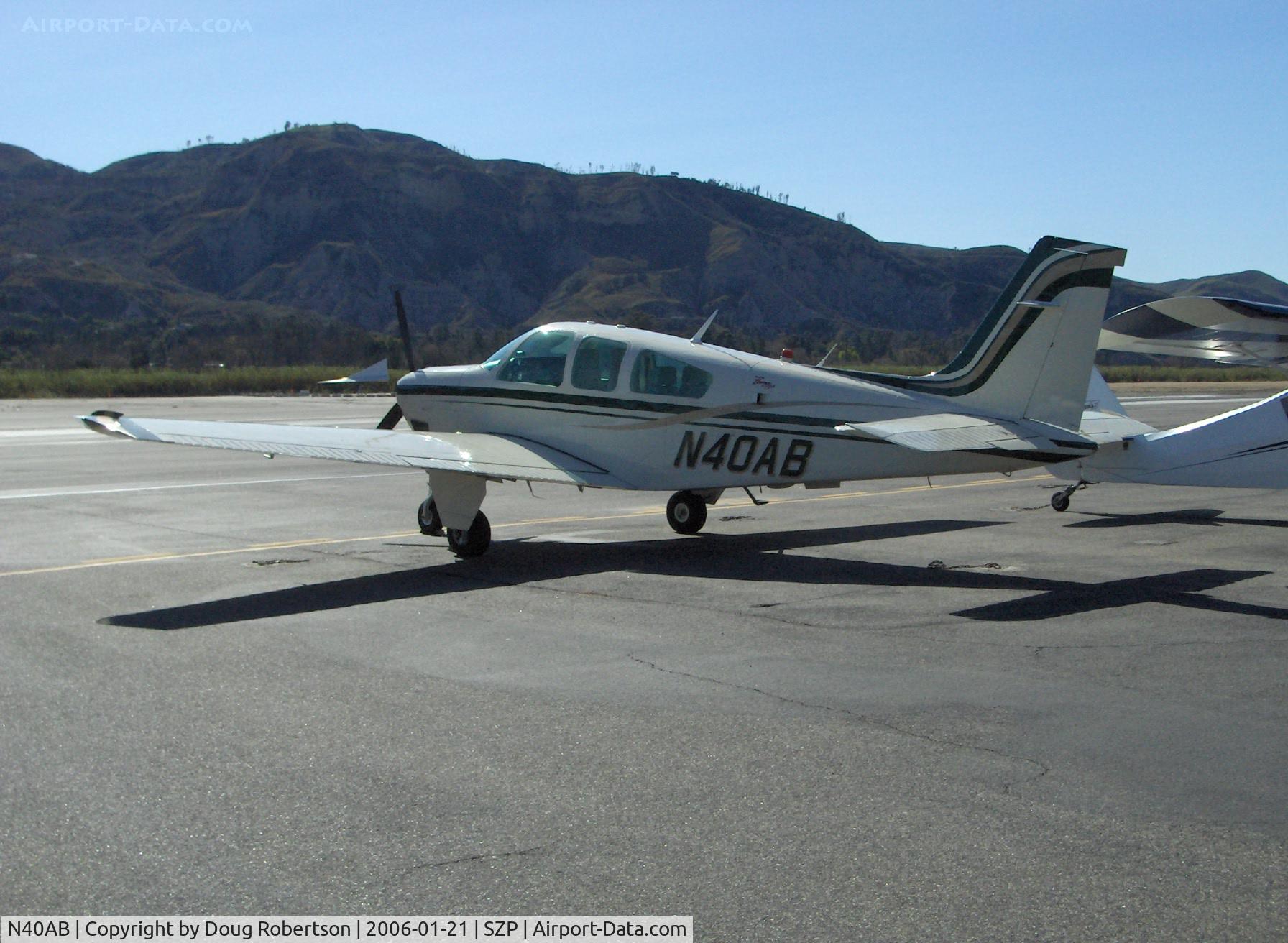 N40AB, 1983 Beech F33A Bonanza C/N CE-1020, 1983 Beech F33A BONANZA, Continental IO-520-BA 285 Hp