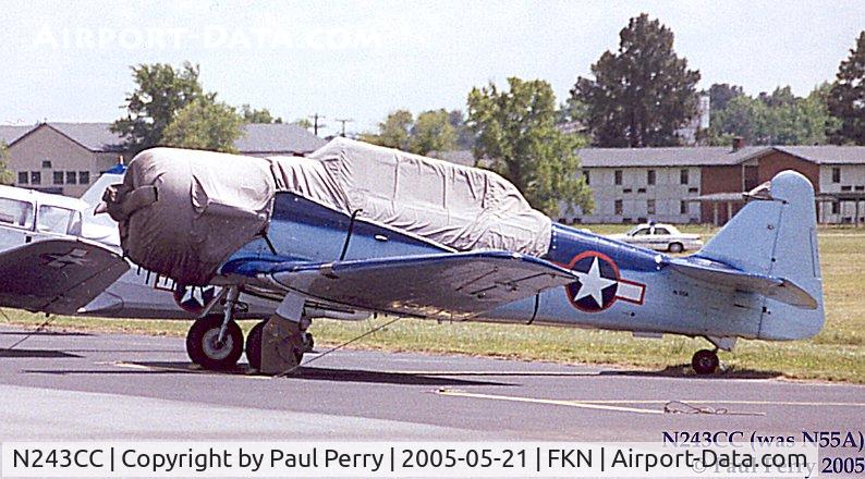 N243CC, 1943 North American SNJ-4 Texan C/N 88-13243, After this was taken, she got a new registry number