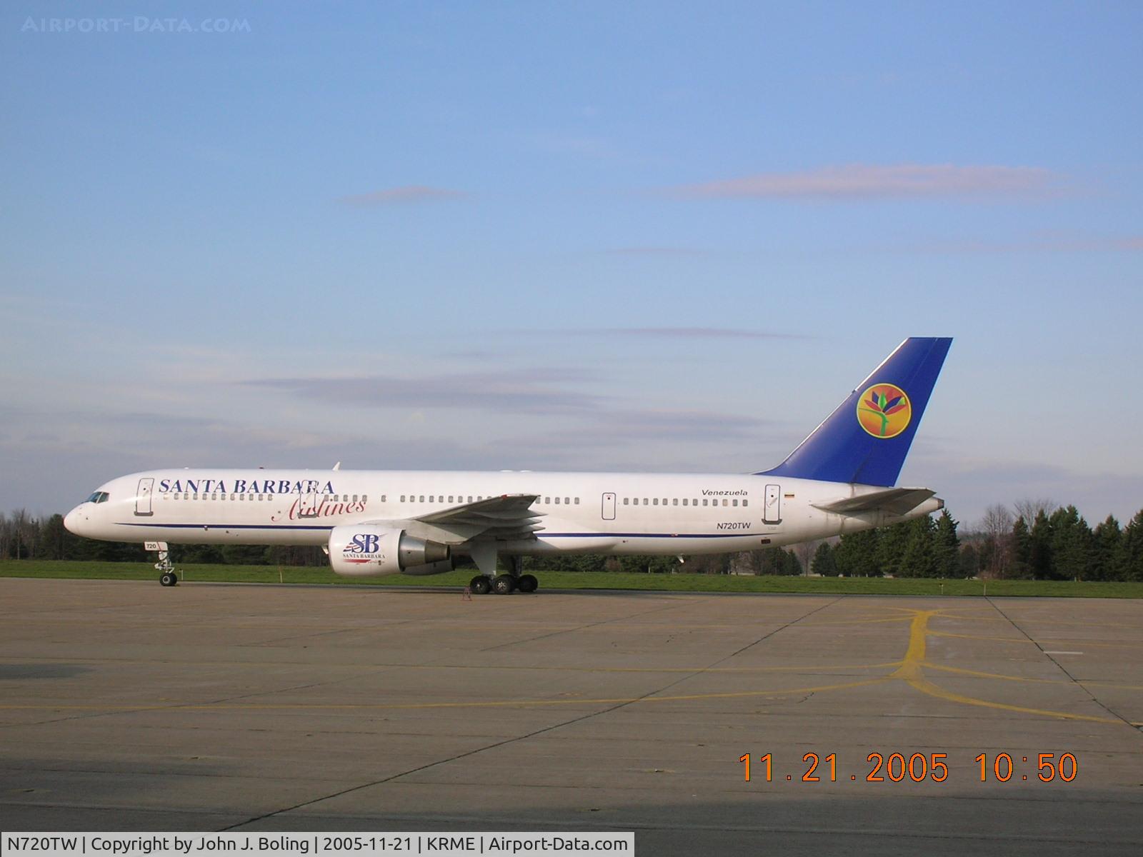 N720TW, 1999 Boeing 757-231 C/N 30319, Ready for ferry from KRME