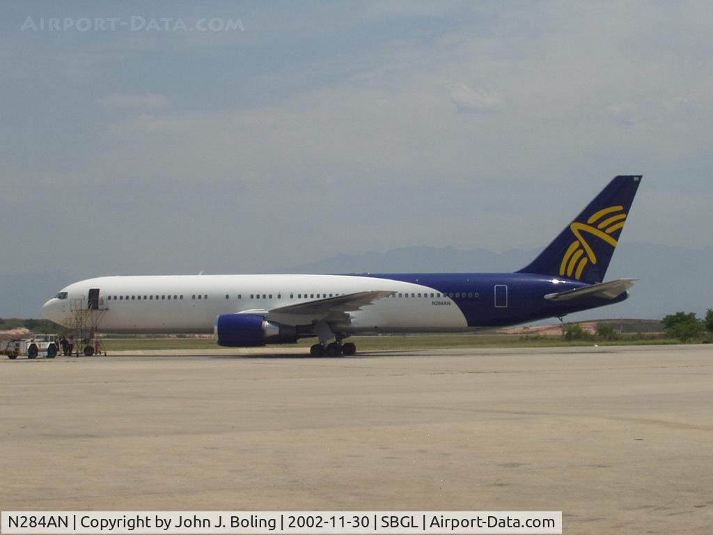 N284AN, 1997 Boeing 767-33A/ER C/N 28495, Test Flight at SBGL after maint/paint. Going to lease in Uruguay