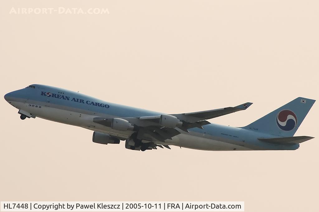 HL7448, 2000 Boeing 747-4B5F C/N 26416, after take-off