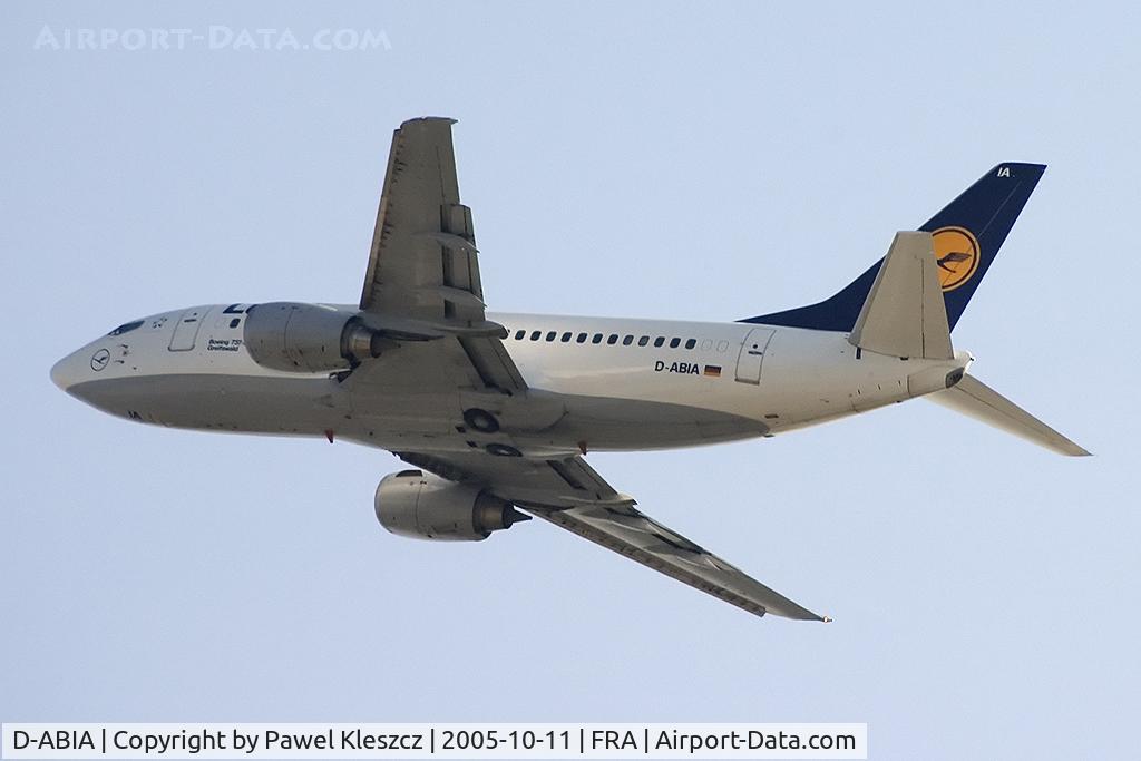 D-ABIA, 1990 Boeing 737-530 C/N 24815, after take-off