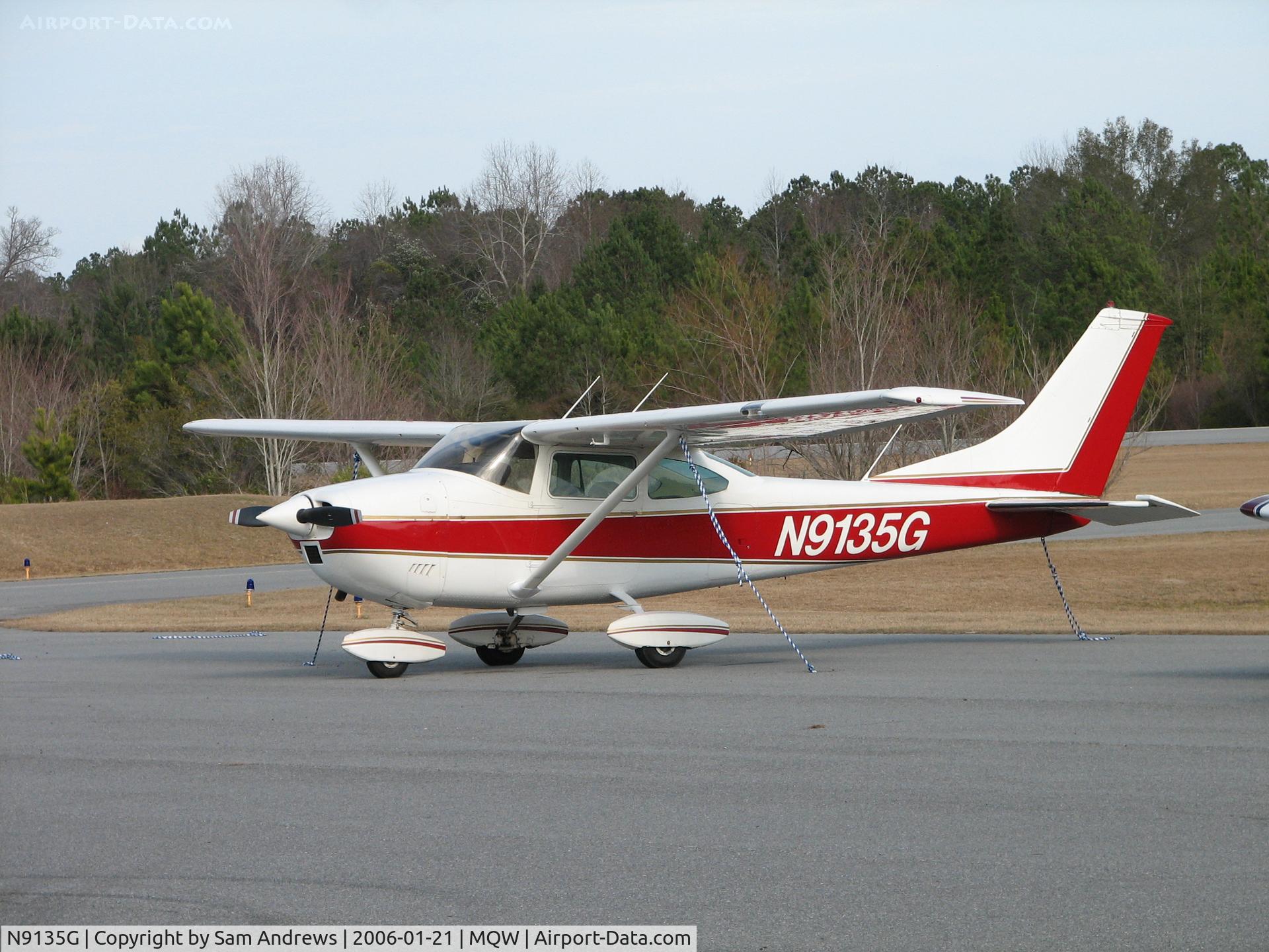 N9135G, 1971 Cessna 182N Skylane C/N 18260675, Sitting on the Ramp at Telfair-Wheeler (MQW) Little Ocmulgee State Park McRae, GA