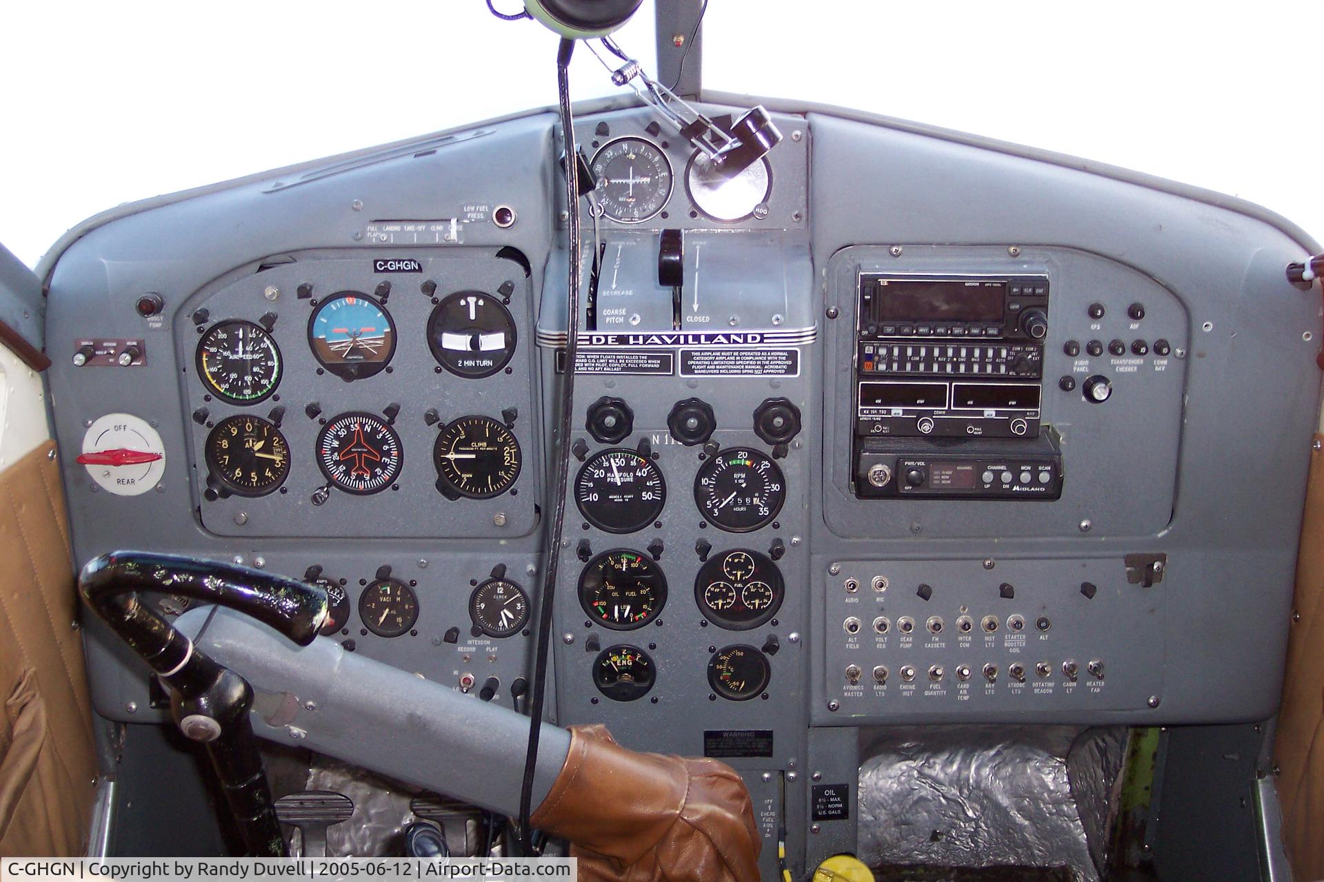 C-GHGN, 1950 De Havilland Canada DHC-2 MK. II C/N 80, Panel View