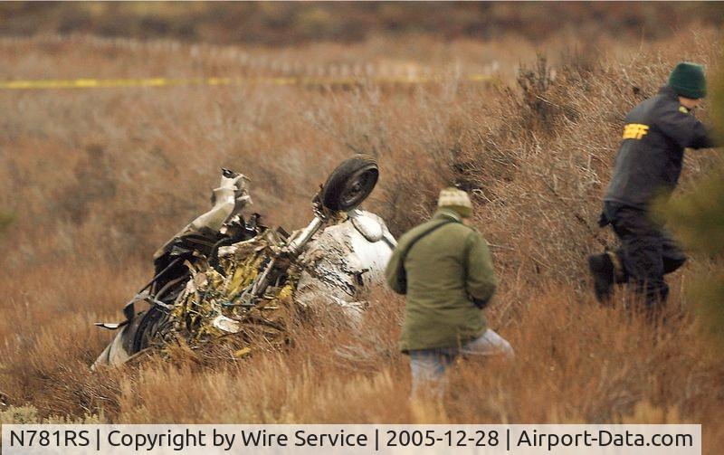 N781RS, 1978 Gates Learjet 35A C/N 218, Crash in Trukee CA