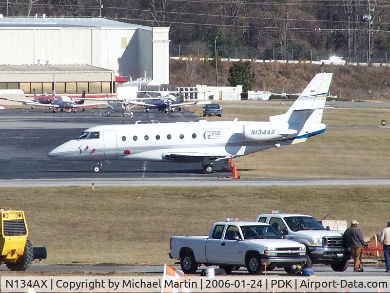 N134AX, 2001 Israel Aircraft Industries G200 C/N 034, Parked at Signature Air Service