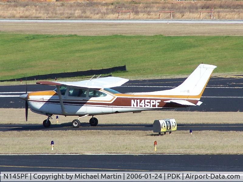 N145PF, 1978 Cessna R182 Skylane RG C/N R18200375, Taxing to Epps Air Service