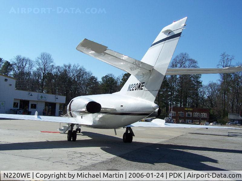 N220WE, 1976 Dassault Falcon 20F C/N 349, Parked at Jet Fueling @ PDK