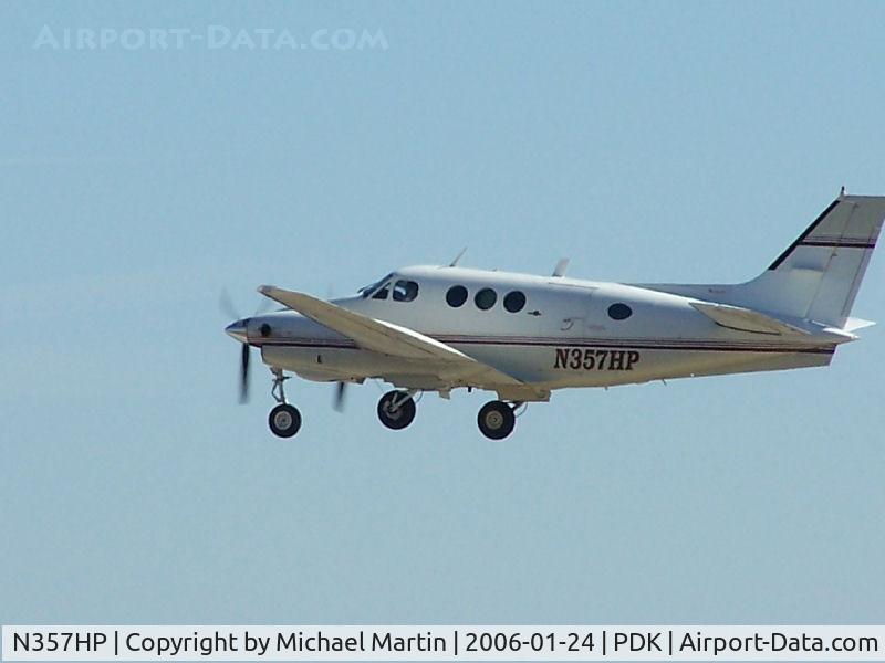 N357HP, 1982 Beech C90 King Air C/N LJ-1030, Mississippi Dept of Public Safety leaving Atlanta