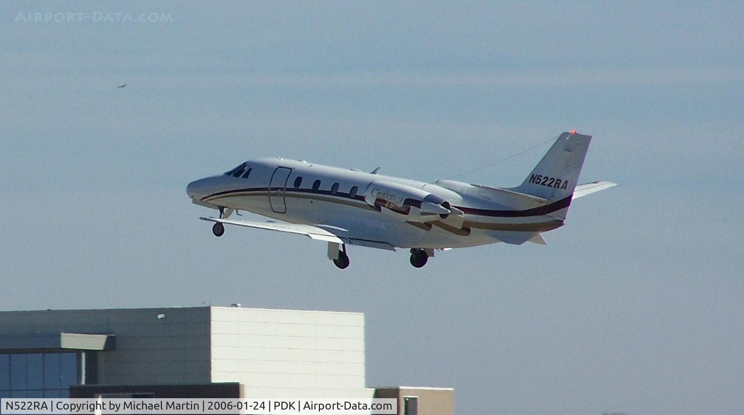N522RA, 2007 Cessna T182T Turbo Skylane C/N T18208689, Departing PDK - Starting to rotate gear.