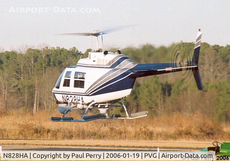 N828HA, 1980 Bell 206B JetRanger C/N 3183, Another local news channel helo, departing to cover a story