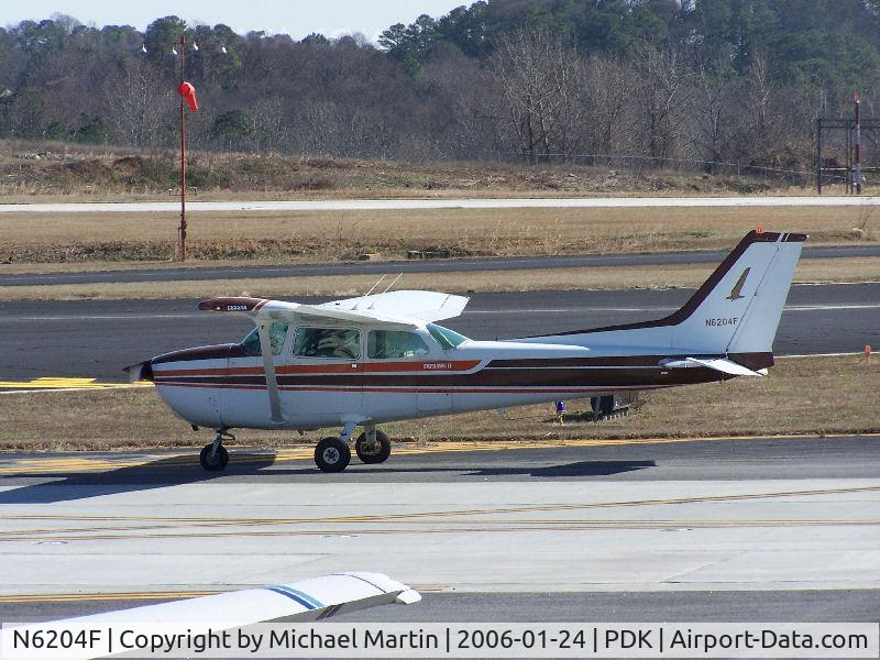 N6204F, 1979 Cessna 172N C/N 17273165, Aviation Atlanta student taxing.