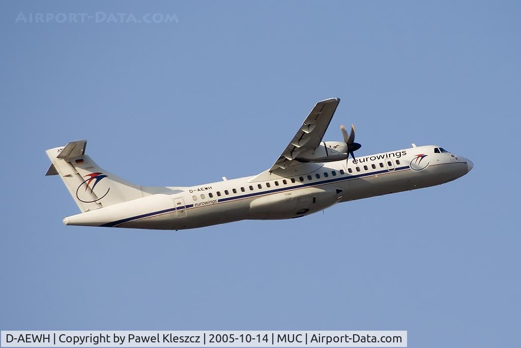 D-AEWH, 1993 ATR 72-212 C/N 359, climbing