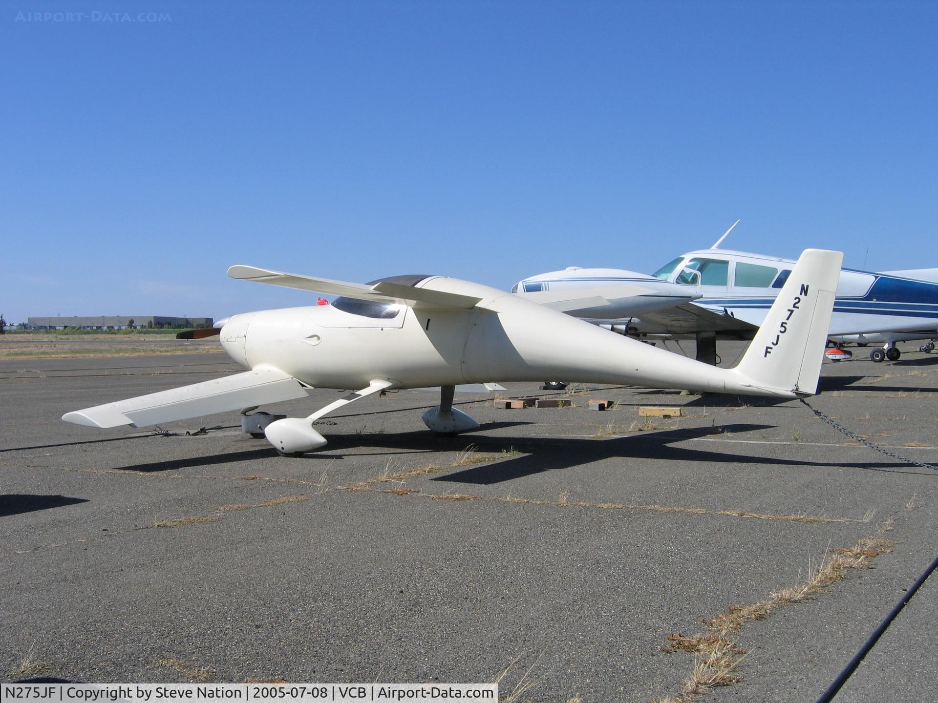 N275JF, QAC Quickie Q2 C/N 2757, 1986 Quickee-2 homebuilt at Nut Tree Airport, Vacaville, CA