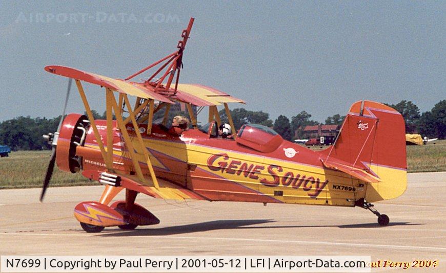 N7699, 1972 Grumman G-164A Show Cat C/N 1004, Gene and Teresa headed out for some wing-walking
