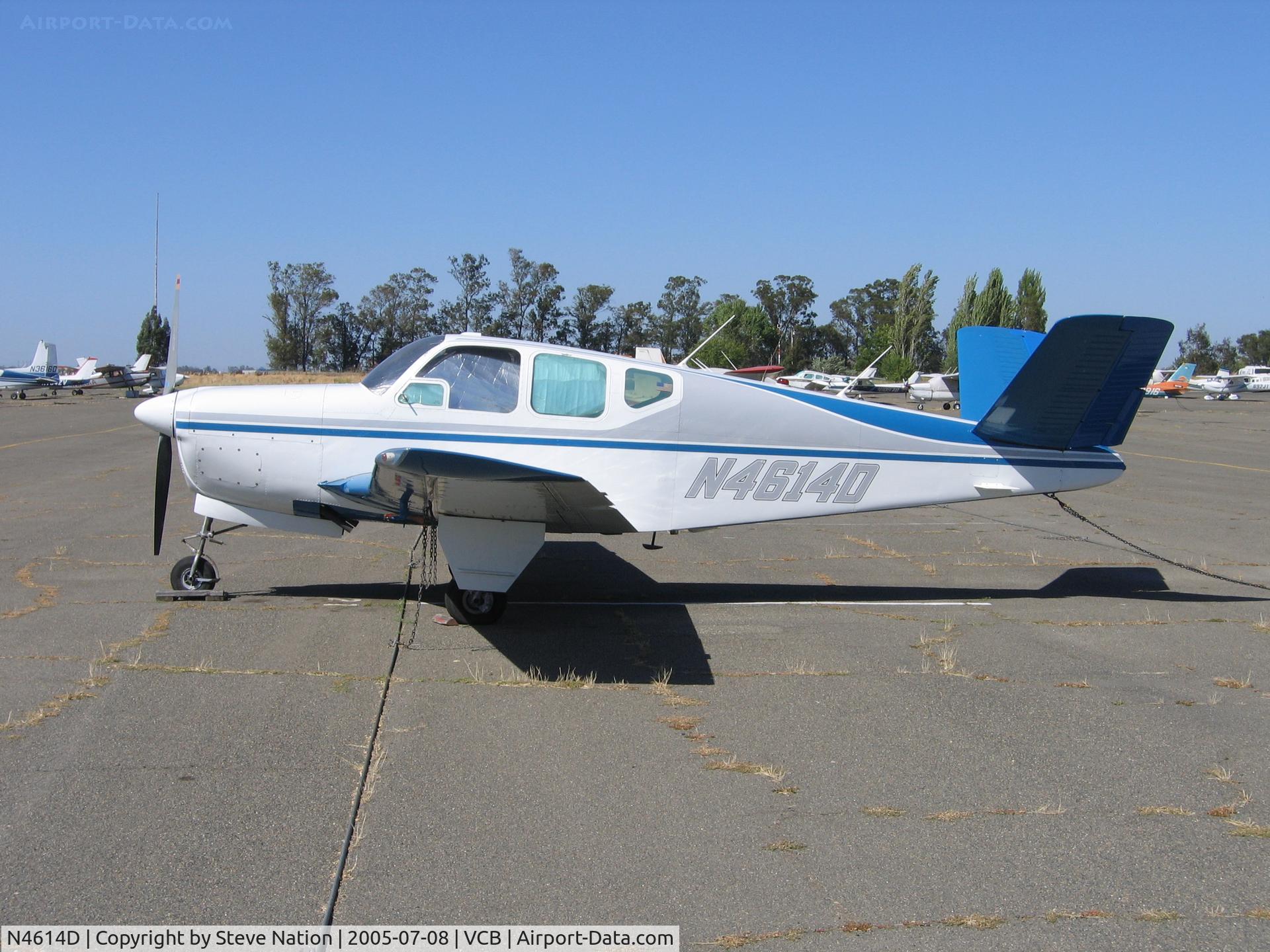 N4614D, 1956 Beech G35 Bonanza C/N D-4793, 1956 Beech G35 Bonanza at Nut Tree Airport, Vacaville, CA